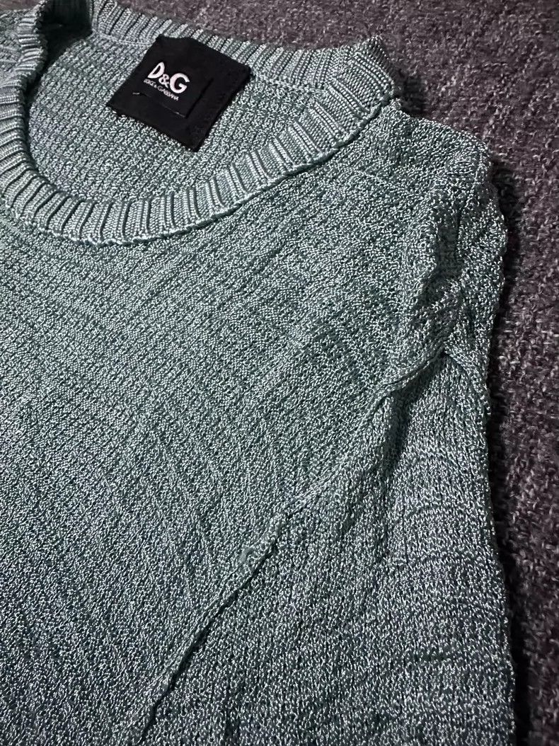Dolce & Gabbana Dolce&Gabbana Light Gray Knitted Sweater Size US L / EU 52-54 / 3 - 4 Thumbnail