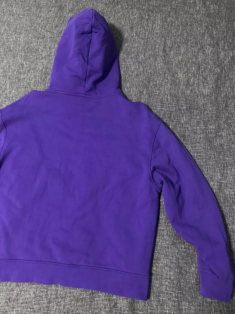 Acne Studios Acne Studios Purple Hooded Sweatshirt Size US L / EU 52-54 / 3 - 6 Thumbnail