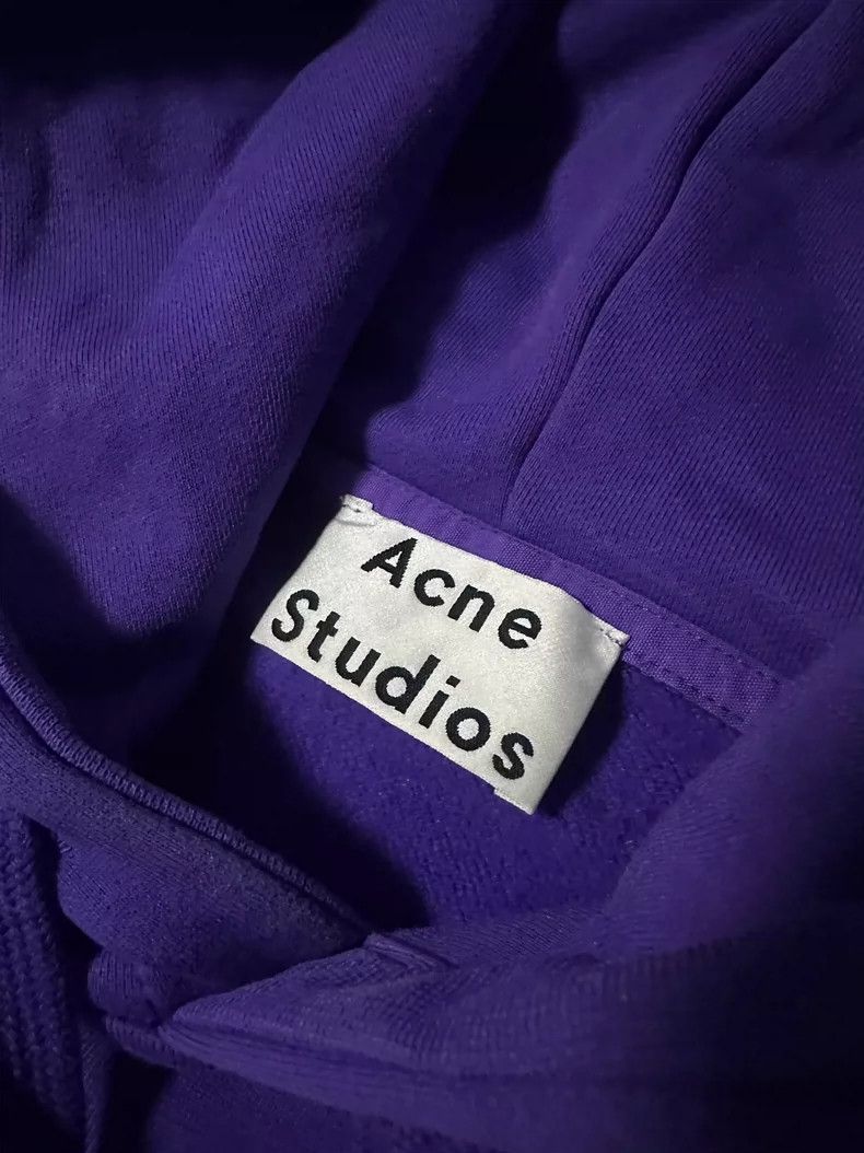 Acne Studios Acne Studios Purple Hooded Sweatshirt Size US L / EU 52-54 / 3 - 4 Thumbnail