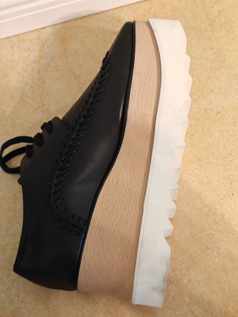 Celine Stella McCartney Classic Woven Platform Loafers Size US 8 / EU 41 - 3 Thumbnail