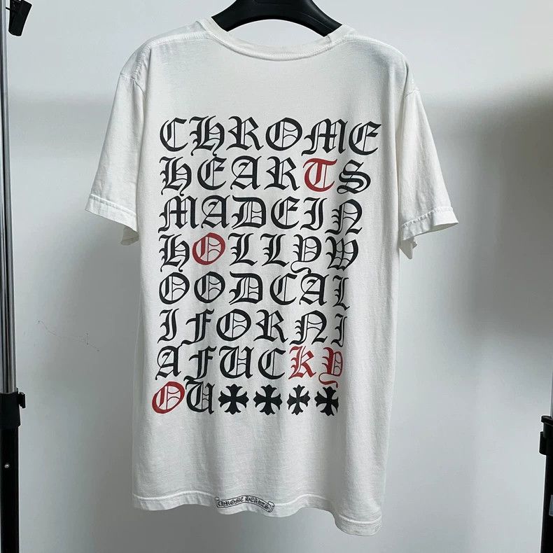 Chrome Hearts Chrome Hearts White Short Sleeve T-Shirt Size US M / EU 48-50 / 2 - 2 Thumbnail