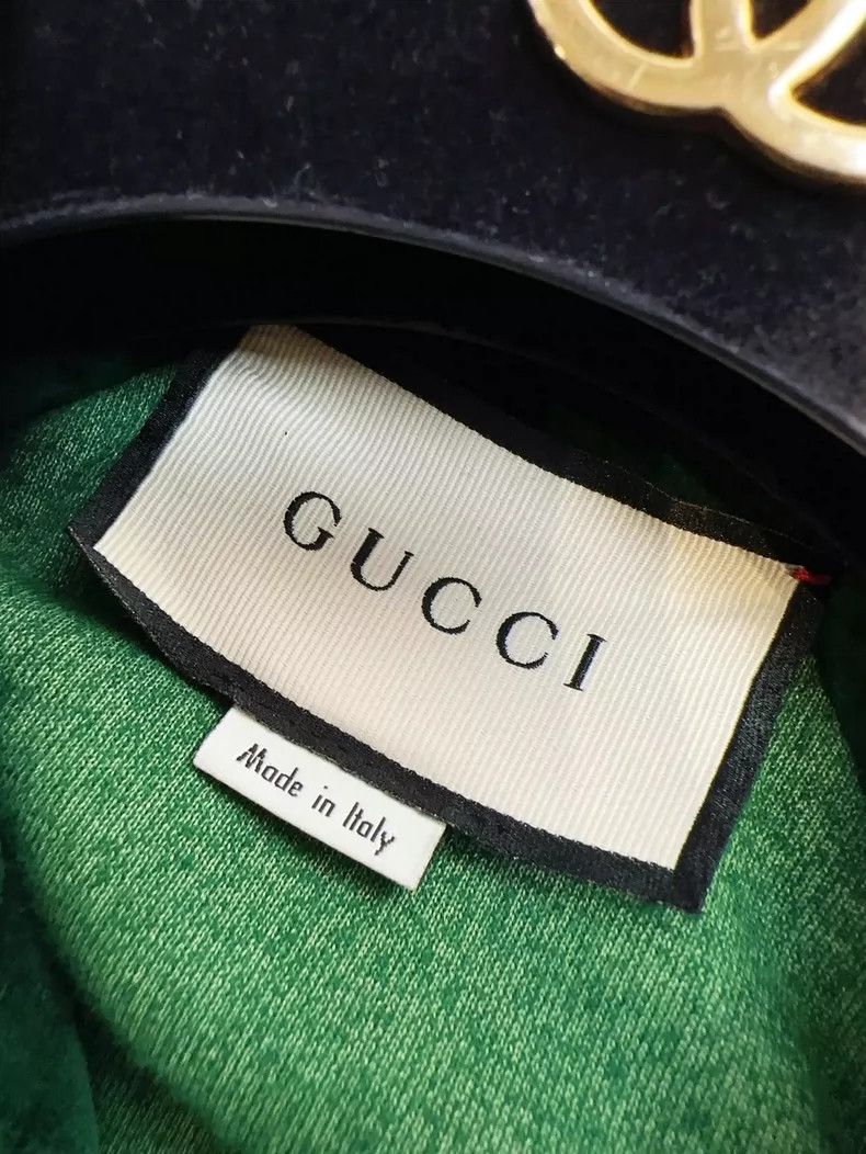 Gucci Gucci Green Velvet Baseball Jacket Size US XS / EU 42 / 0 - 4 Thumbnail
