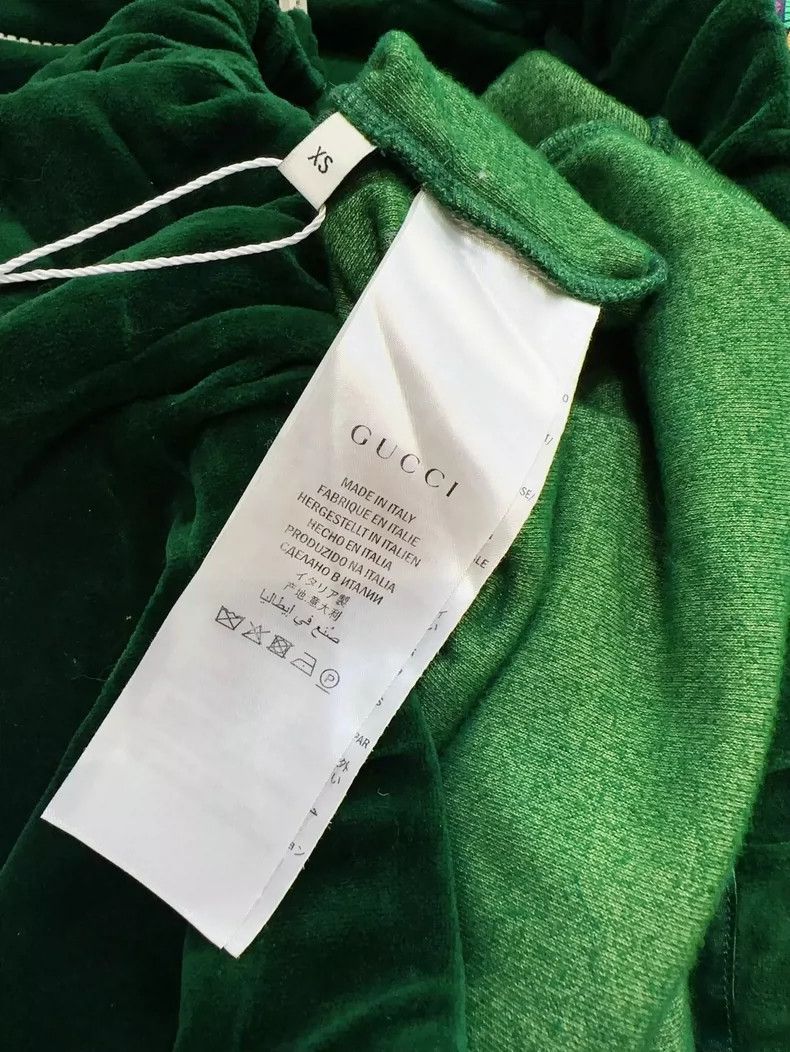 Gucci Gucci Green Velvet Baseball Jacket Size US XS / EU 42 / 0 - 5 Thumbnail