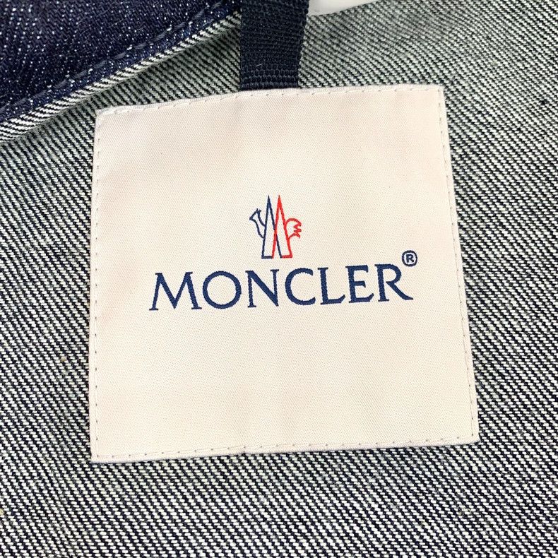 Moncler Moncler Alathfar Series Blue Denim Jacket Size US L / EU 52-54 / 3 - 6 Thumbnail