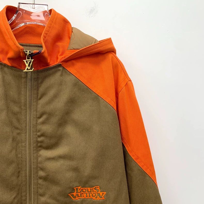 Louis Vuitton Color Block Hooded Jacket