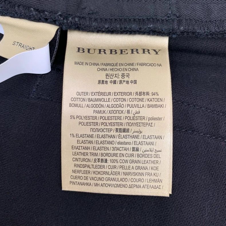 Burberry Burberry Black Cotton Casual Denim Pants Size 32 Size US 32 / EU 48 - 8 Thumbnail