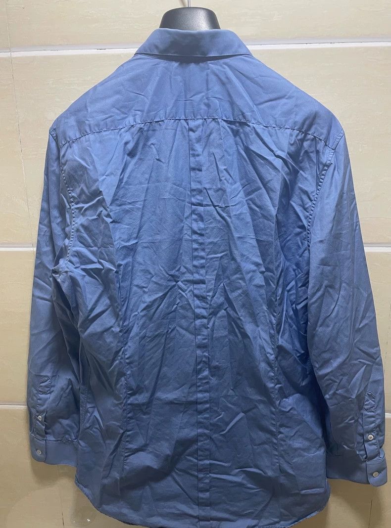 Burberry Burberry Men's Long Sleeve Fitted Shirt Size US M / EU 48-50 / 2 - 2 Thumbnail