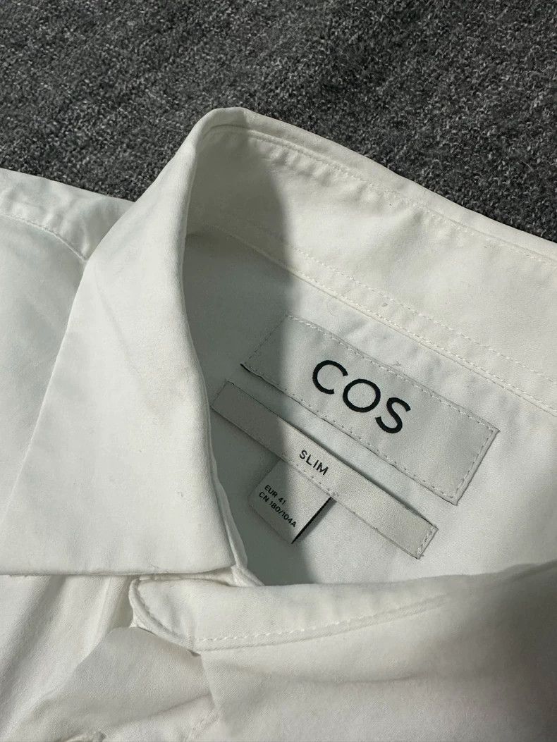 H&M Men's Casual Long Sleeve Shirt in White Size US L / EU 52-54 / 3 - 4 Thumbnail