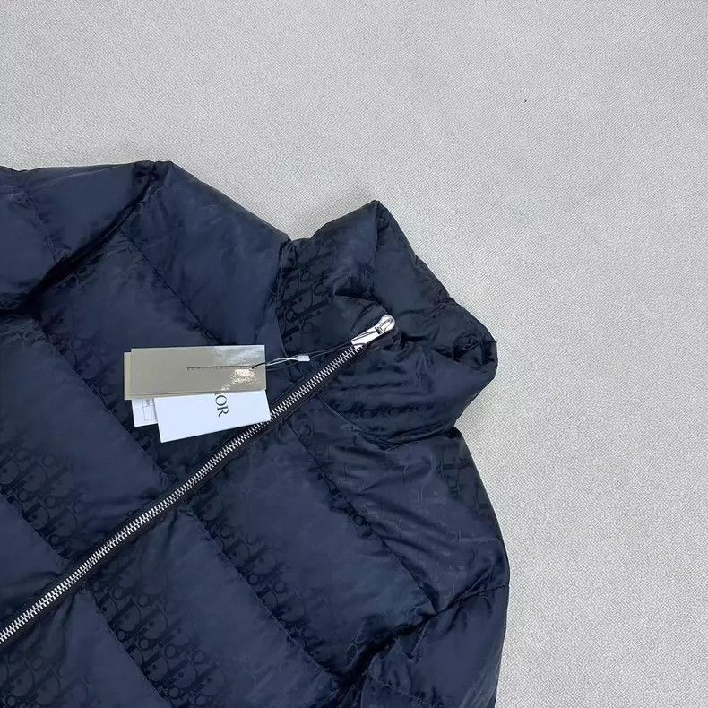 Dior DIOR Black Logo Puffer Jacket Size 50 Size US L / EU 52-54 / 3 - 3 Thumbnail