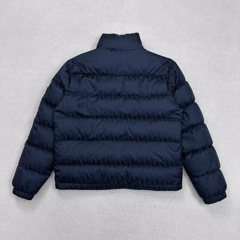 DIOR Black Logo Puffer Jacket Size 50