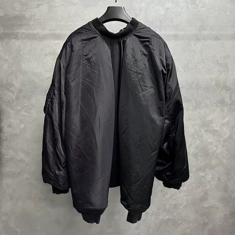 Balenciaga Balenciaga Black Hooded Bomber Jacket Size US S / EU 44-46 / 1 - 4 Thumbnail