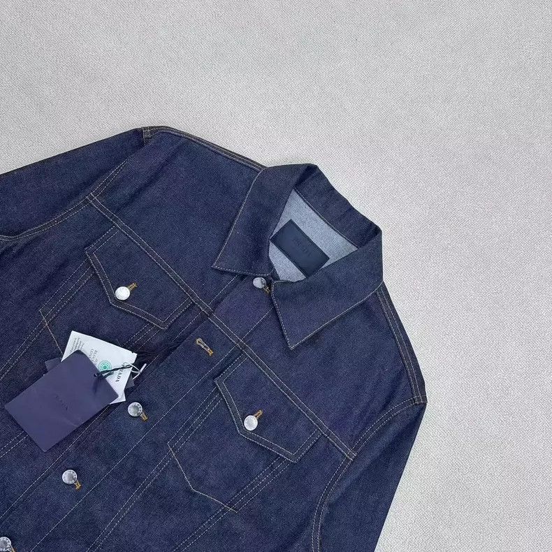 Prada Prada Denim Jacket for Spring/Summer 2024 Size US XL / EU 56 / 4 - 3 Thumbnail