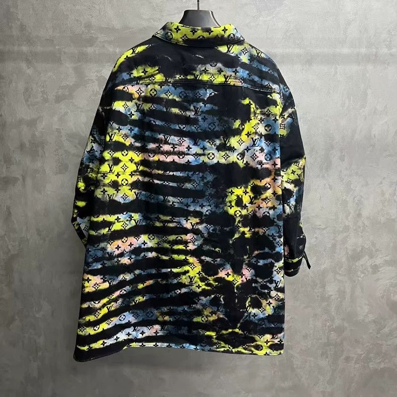 Louis Vuitton Louis Vuitton Black Rainbow Long Sleeve Shirt Size US L / EU 52-54 / 3 - 2 Thumbnail