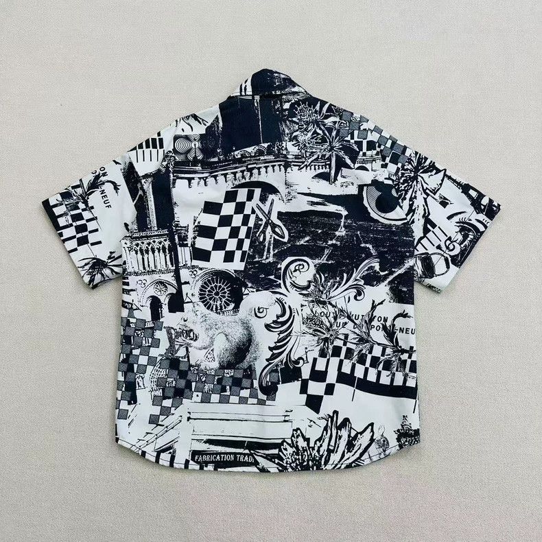 Louis Vuitton Louis Vuitton Comic Print Short Sleeve Shirt Size US XS / EU 42 / 0 - 3 Thumbnail