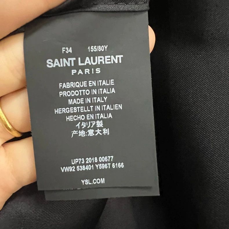 Saint Laurent Paris Saint Laurent Velvet Blazer in Burgundy Color Size US S / EU 44-46 / 1 - 4 Thumbnail