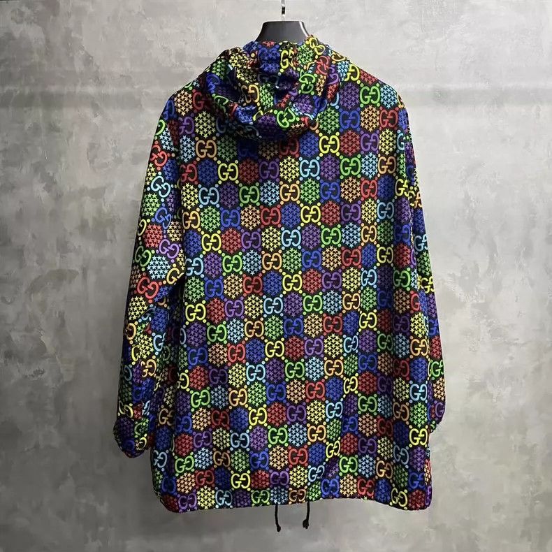 Gucci Gucci Multicolor Printed Hooded Jacket Size US L / EU 52-54 / 3 - 4 Thumbnail