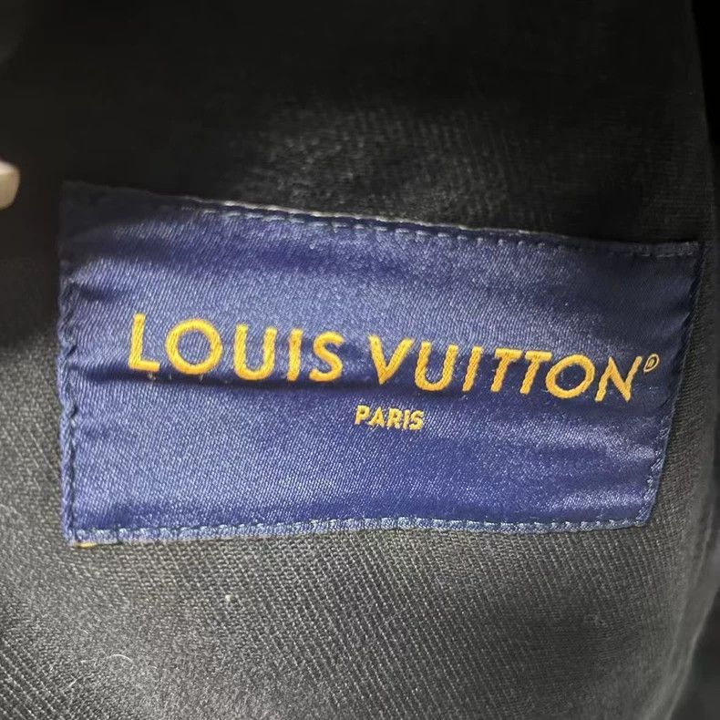 Louis Vuitton Louis Vuitton Black Checkered Denim Jacket Size US L / EU 52-54 / 3 - 3 Thumbnail