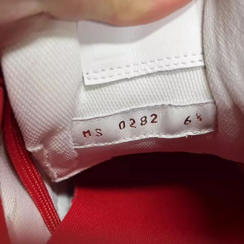 Louis Vuitton Louis Vuitton Red and White Low-top Sneakers Size US 6.5 / EU 39-40 - 5 Thumbnail