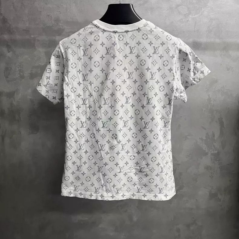 Louis Vuitton Louis Vuitton White Logo Short Sleeve T-Shirt | Grailed