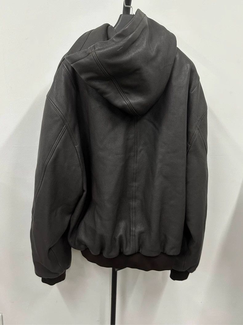 Balenciaga Balenciaga Black Hooded Leather Blouson Jacket Size US L / EU 52-54 / 3 - 4 Thumbnail