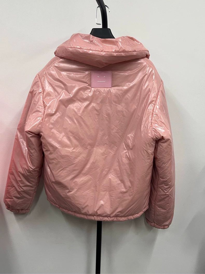 Acne Studios Acne Studios Pink Padded Jacket with Embroidery Size US XS / EU 42 / 0 - 2 Thumbnail