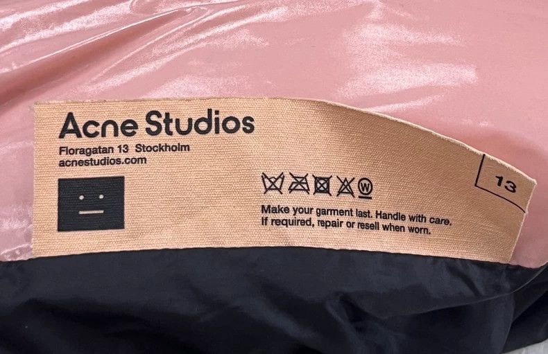Acne Studios Acne Studios Pink Padded Jacket with Embroidery Size US XS / EU 42 / 0 - 4 Thumbnail