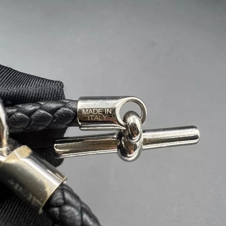 Hermes HERMES Black Buckle Bracelet with Box Size ONE SIZE - 5 Thumbnail