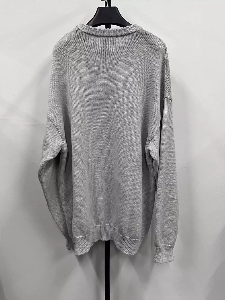 Balenciaga Balenciaga Embroidered Logo Long Sleeve Sweater Size US S / EU 44-46 / 1 - 2 Thumbnail