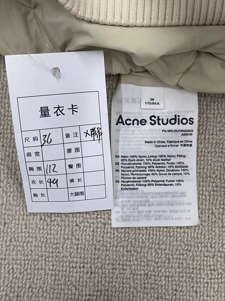 Acne Studios Acne Studios Short Warm Zippered Puffer Jacket Size US S / EU 44-46 / 1 - 4 Thumbnail