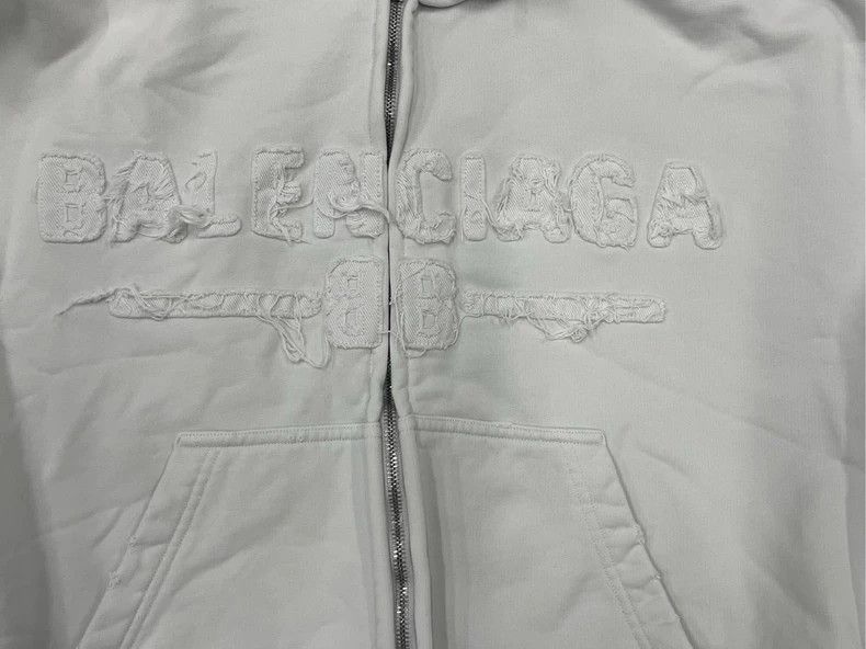 Balenciaga Balenciaga Zipper Hoodie with Hooded Design Size US S / EU 44-46 / 1 - 3 Thumbnail