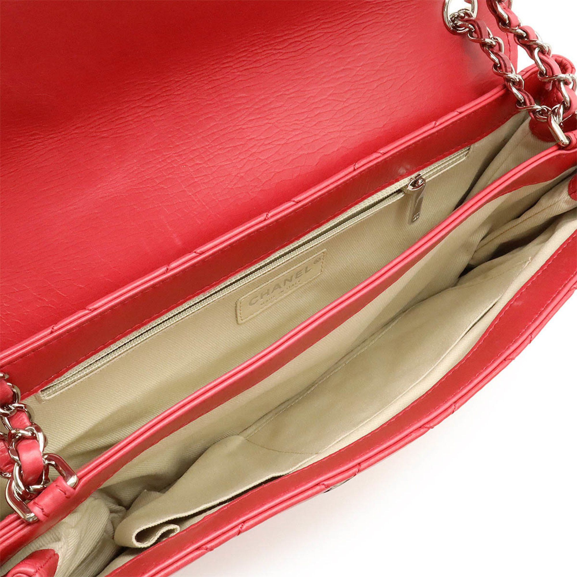 Chanel CHANEL Hamptons Coco Mark Chain Shoulder Bag Lambskin Leather Pink Size ONE SIZE - 8 Thumbnail