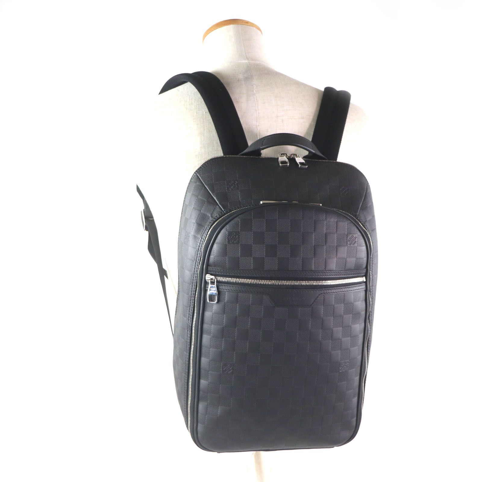 Louis Vuitton Louis Vuitton Louis Vuitton Backpack Damier Infini Backpack Canvas Backpack N45287 Size ONE SIZE - 2 Thumbnail