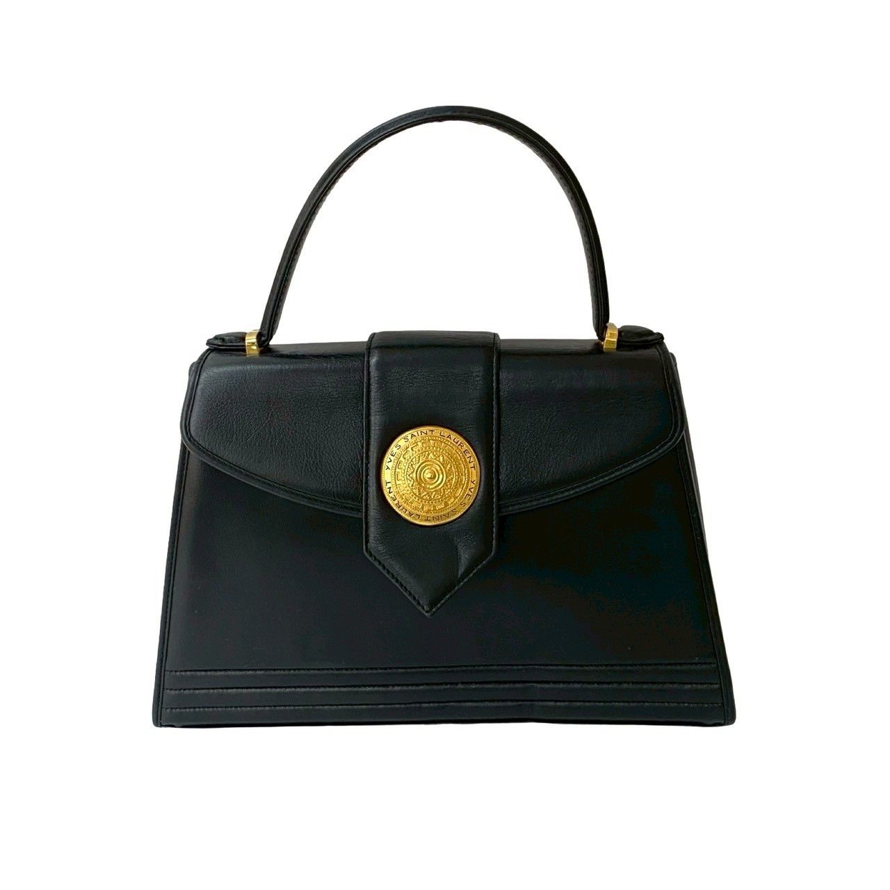 Yves Saint Laurent Yves Saint Laurent Yves Saint Laurent Leather Handbag Leather Handbag Size ONE SIZE - 2 Thumbnail