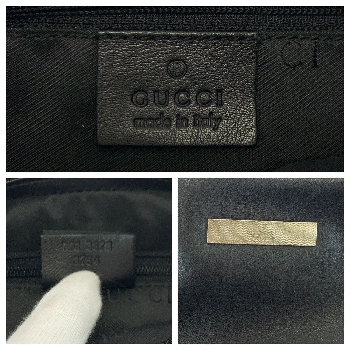 Gucci Gucci Gucci Hobo Leather Chain Shoulder Bag Leather Shoulder Bag 0013873 DUTY FREE for USA Size ONE SIZE - 4 Thumbnail