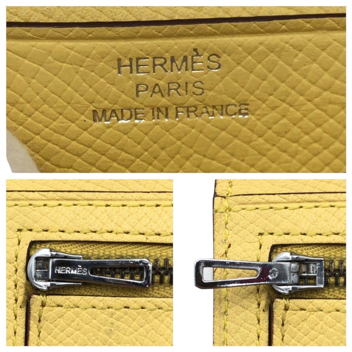 Hermes Hermes Hermes BEARN SOUFFLET Epsom Long Wallet Leather Long Wallet Stamp P DUTY FREE for USA Size ONE SIZE - 4 Thumbnail