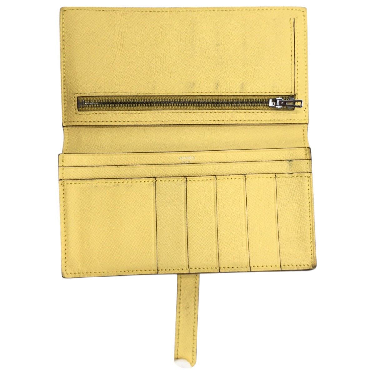 Hermes Hermes Hermes BEARN SOUFFLET Epsom Long Wallet Leather Long Wallet Stamp P DUTY FREE for USA Size ONE SIZE - 8 Thumbnail