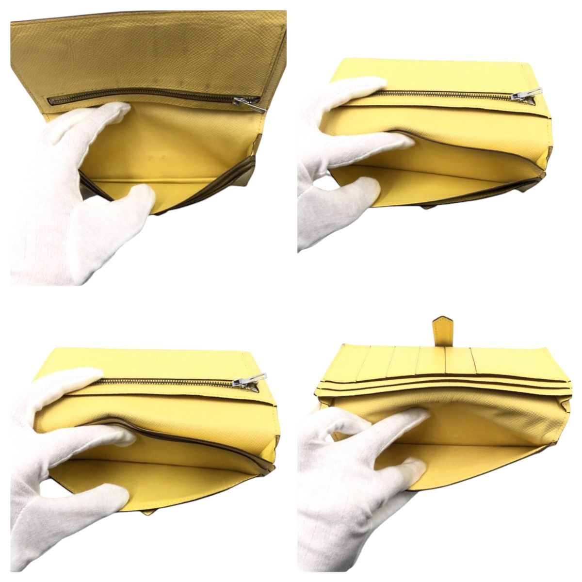 Hermes Hermes Hermes BEARN SOUFFLET Epsom Long Wallet Leather Long Wallet Stamp P DUTY FREE for USA Size ONE SIZE - 6 Thumbnail