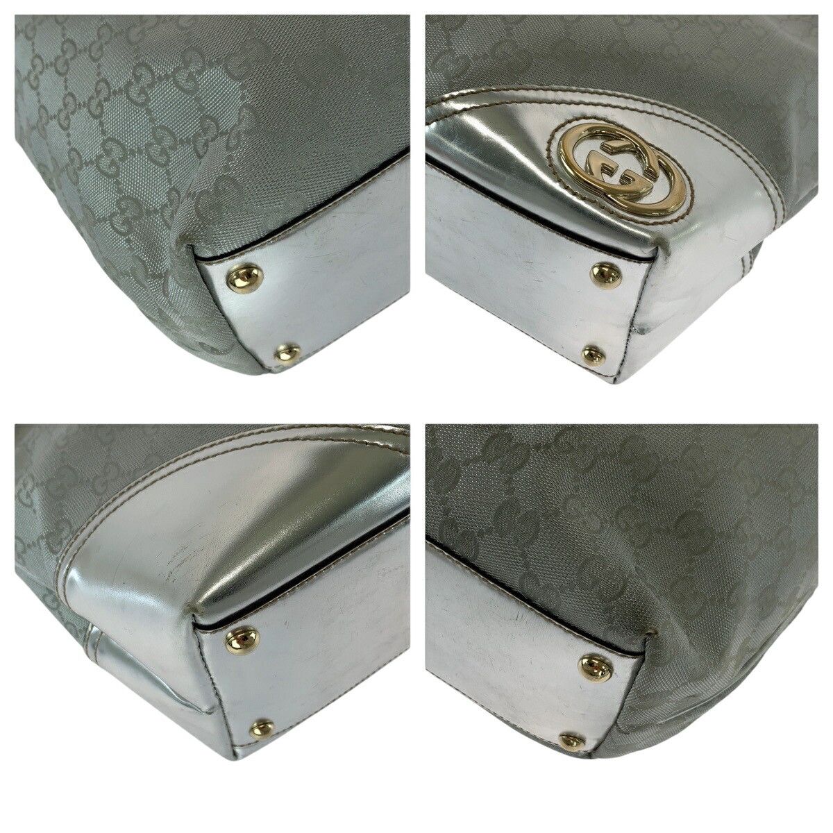 Gucci Gucci Gucci New Britt GG Canvas 2way Bag Canvas Shoulder Bag 169945 Size ONE SIZE - 3 Thumbnail
