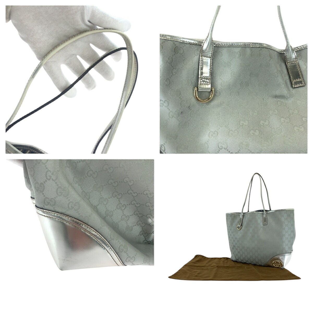 Gucci Gucci Gucci New Britt GG Canvas 2way Bag Canvas Shoulder Bag 169945 Size ONE SIZE - 5 Thumbnail