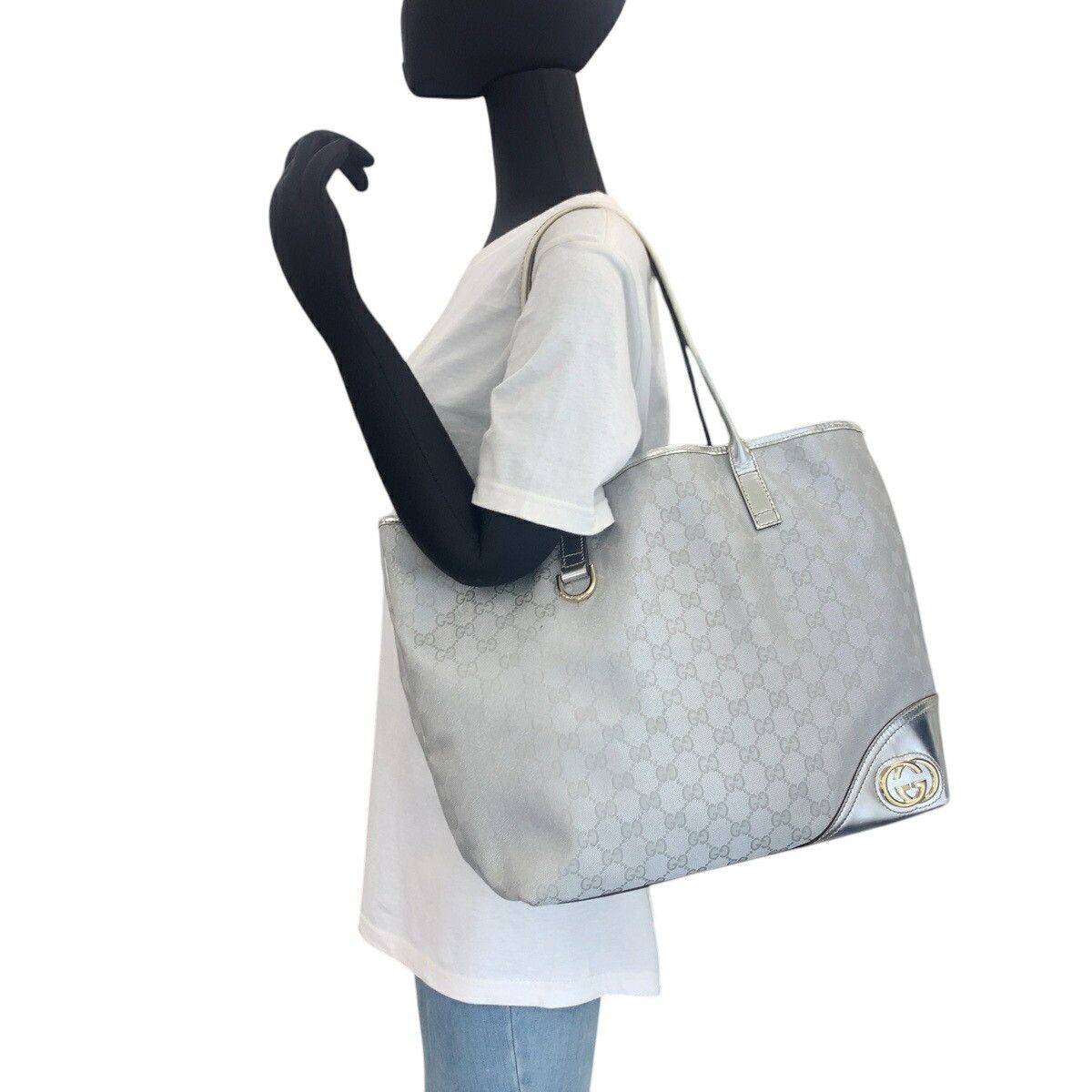 Gucci Gucci Gucci New Britt GG Canvas 2way Bag Canvas Shoulder Bag 169945 Size ONE SIZE - 7 Thumbnail