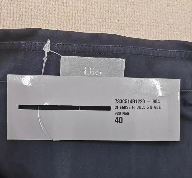 Dior Dior Long Sleeve Shirt with Embroidery Size US M / EU 48-50 / 2 - 4 Thumbnail