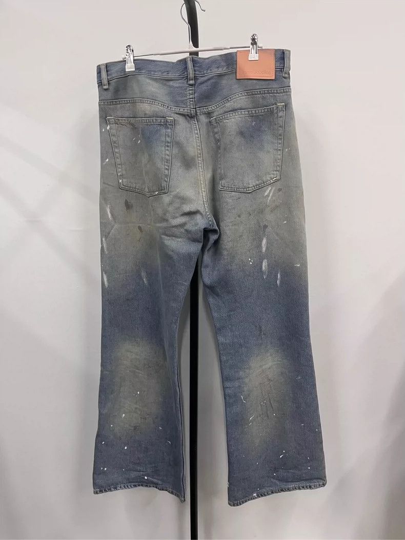 Acne Studios Acne Studios Light Blue Wide Leg Denim Pants Size US 33 - 2 Thumbnail