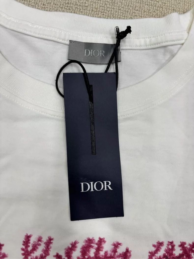 Dior Dior Logo Print Loose Short Sleeve T-Shirt Size US XL / EU 56 / 4 - 4 Thumbnail