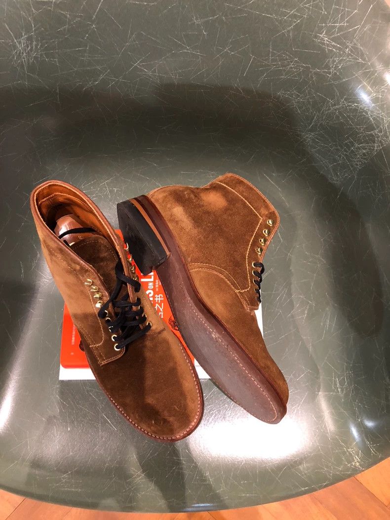 Alden Alden Plain Toe Boot Snuff Suede Shoes Size US 8 / EU 41 - 2 Thumbnail