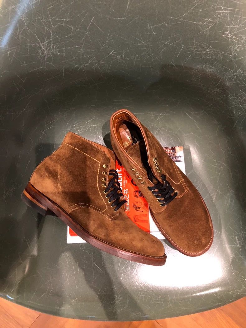 Alden Alden Plain Toe Boot Snuff Suede Shoes Size US 8 / EU 41 - 3 Thumbnail