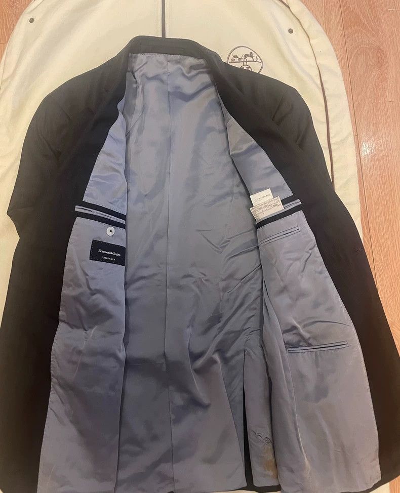 Ermenegildo Zegna Ermenegildo Zegna Men's Suit Set TROFEO Silk Size US M / EU 48-50 / 2 - 2 Thumbnail