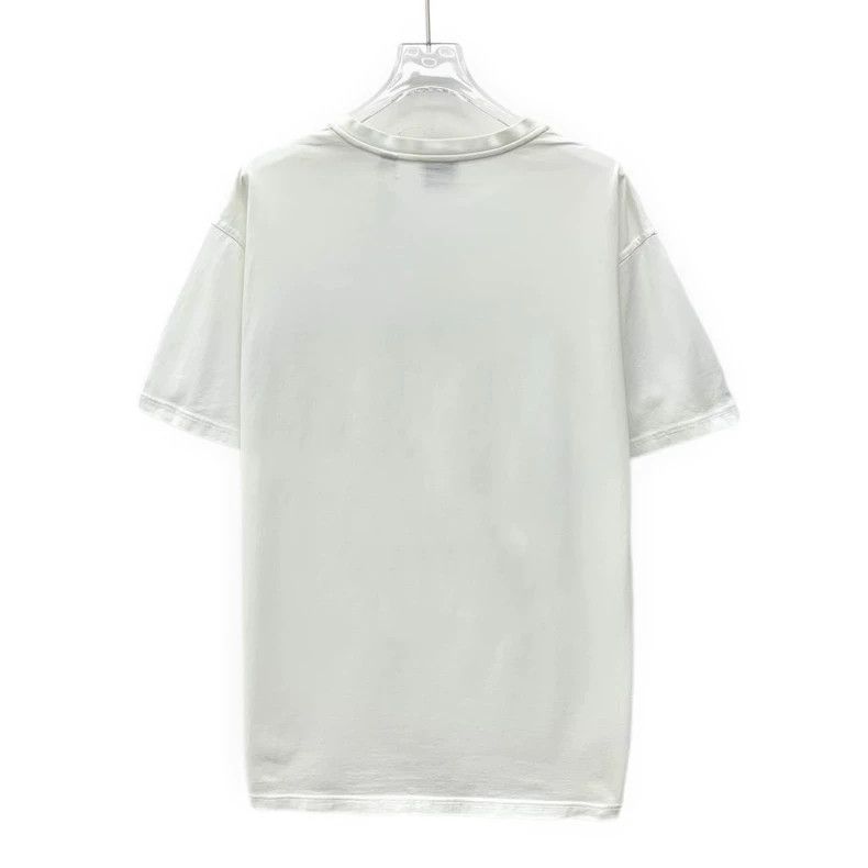Burberry Burberry White Pocket Check Cotton T-Shirt Size US M / EU 48-50 / 2 - 2 Thumbnail