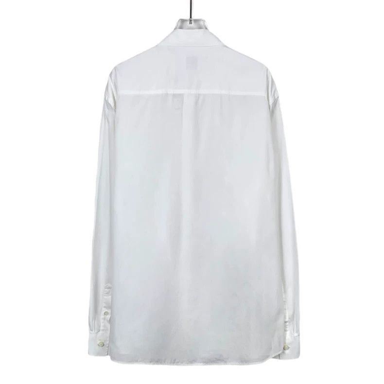 Burberry Burberry Logo Cotton Long Sleeve Shirt Size US M / EU 48-50 / 2 - 2 Thumbnail