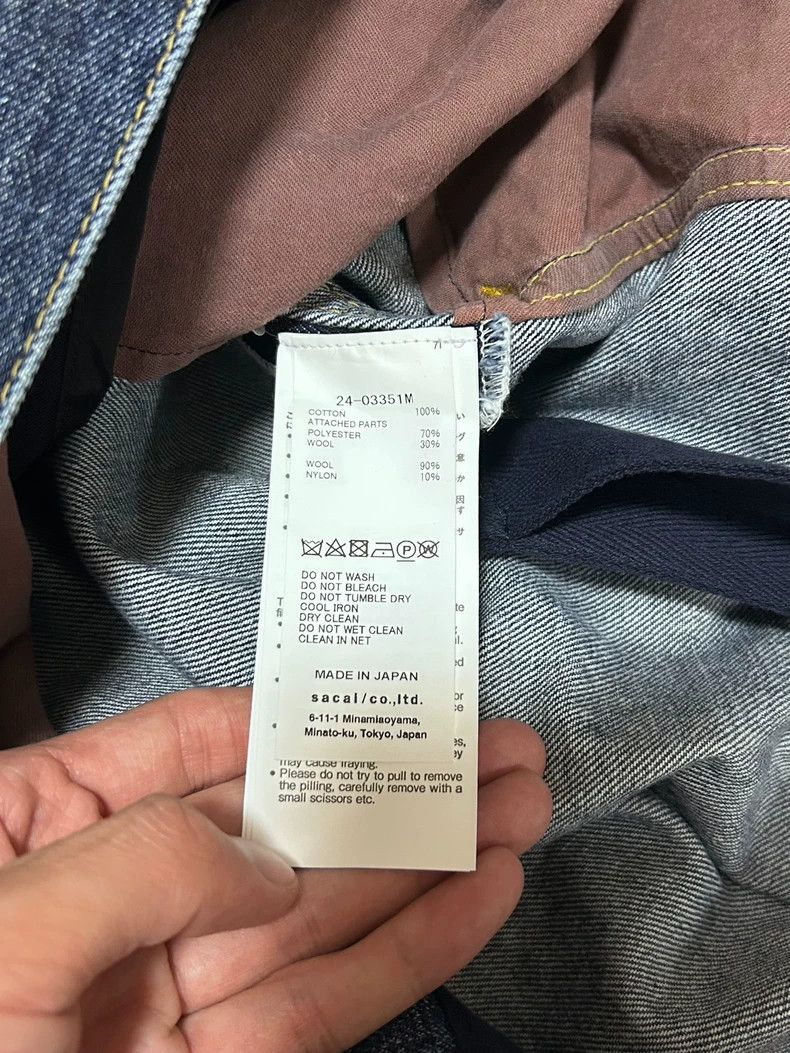 Sacai Sacai Denim Jacket New with stylish design Size US M / EU 48-50 / 2 - 6 Thumbnail