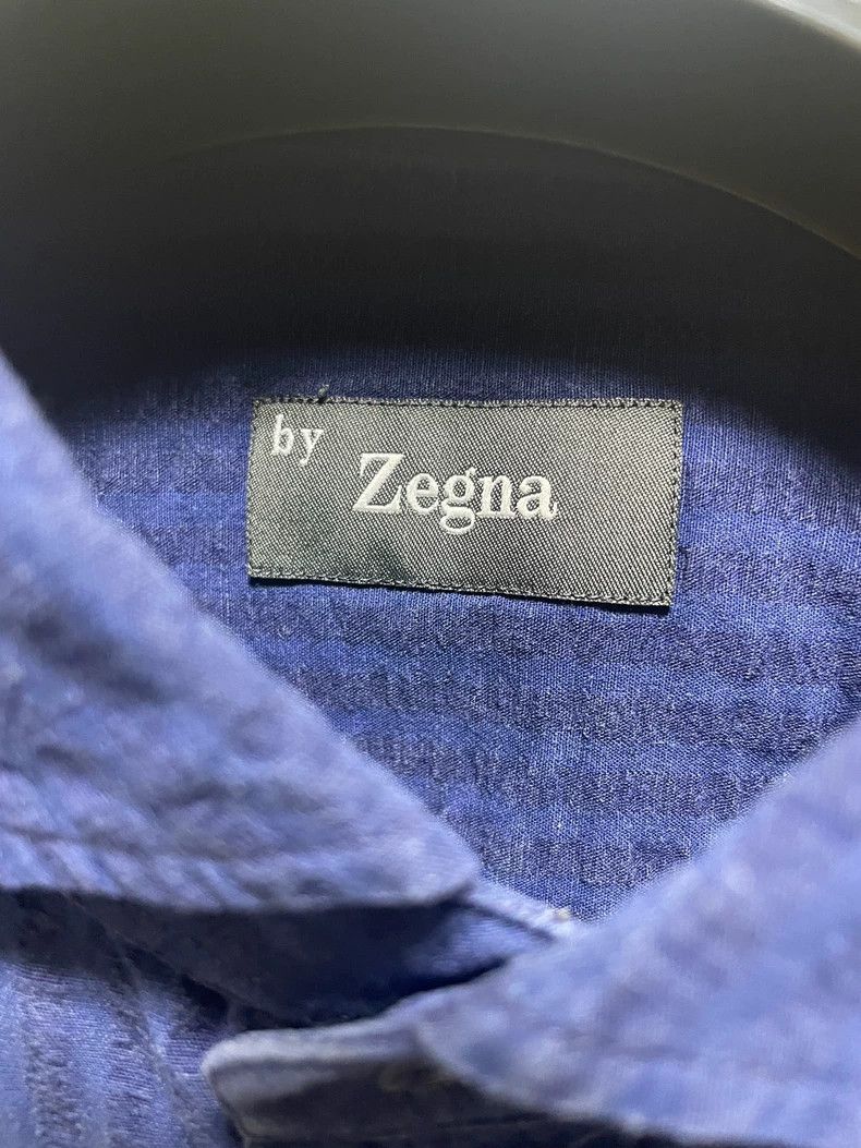 Ermenegildo Zegna Ermenegildo Zegna Long Sleeve Linen Shirt Size US M / EU 48-50 / 2 - 3 Thumbnail